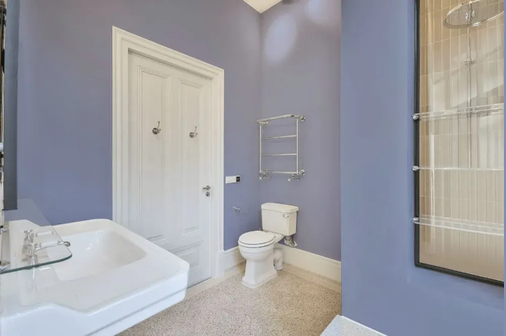 Behr Meadow Phlox bathroom