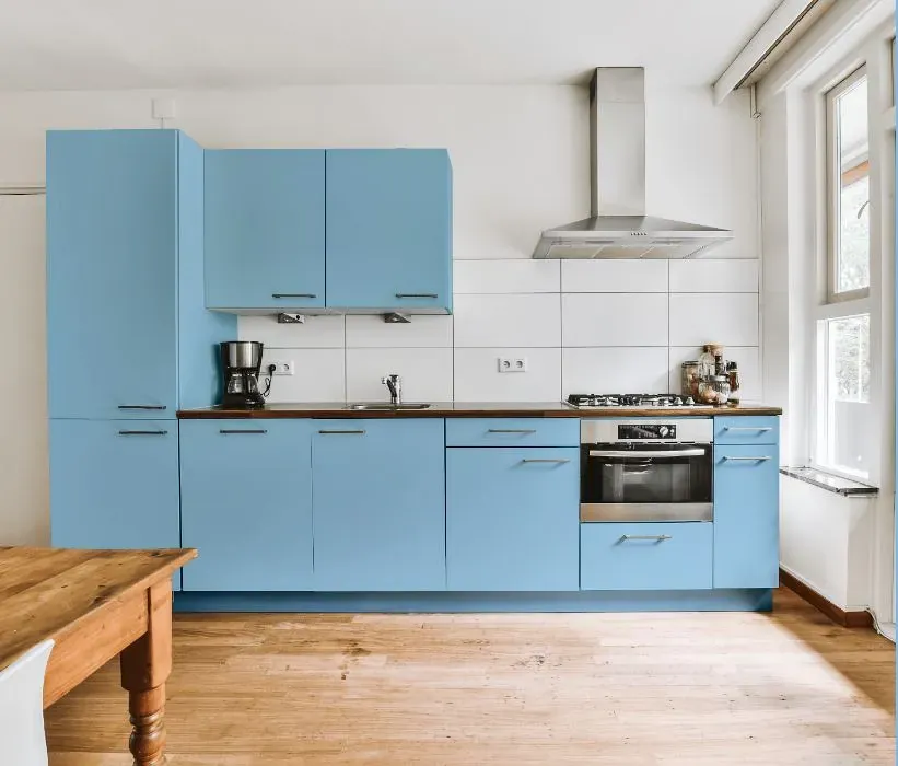 Behr Mediterranean Charm kitchen cabinets