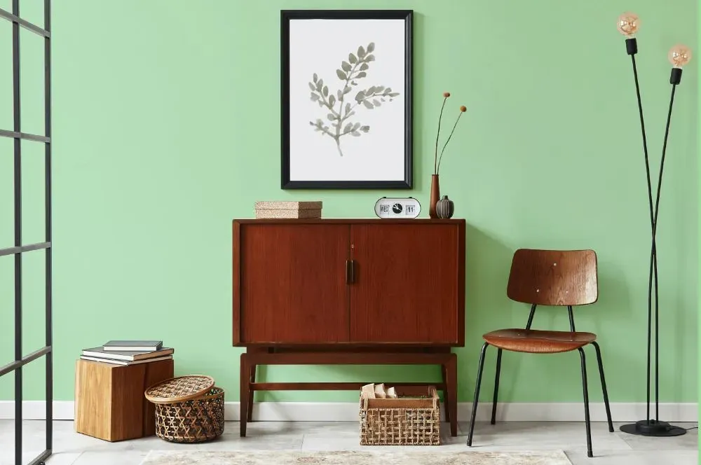 Behr Mint Parfait japandi interior