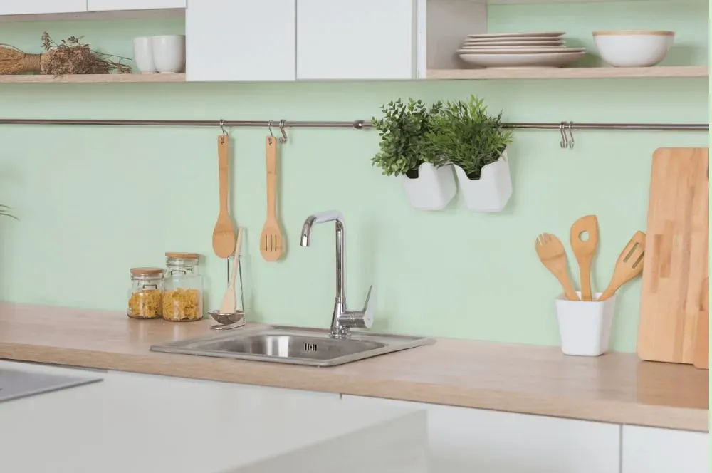 Behr Mischievous kitchen backsplash