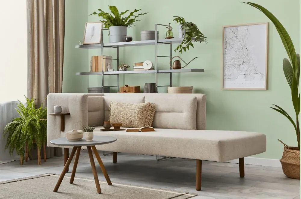 Behr Misty Meadow living room