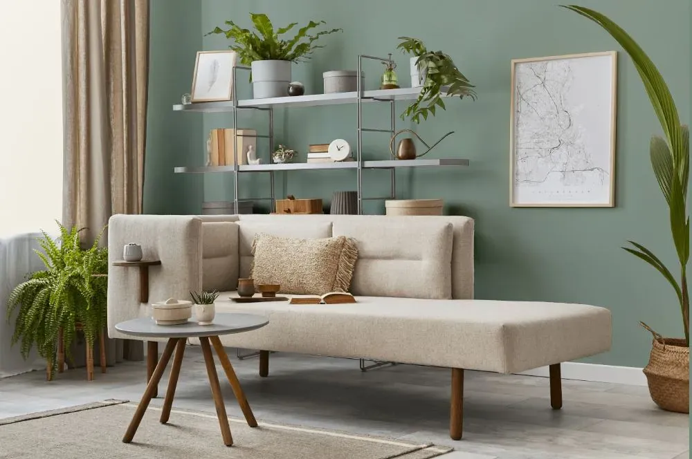 Behr Misty Moss living room