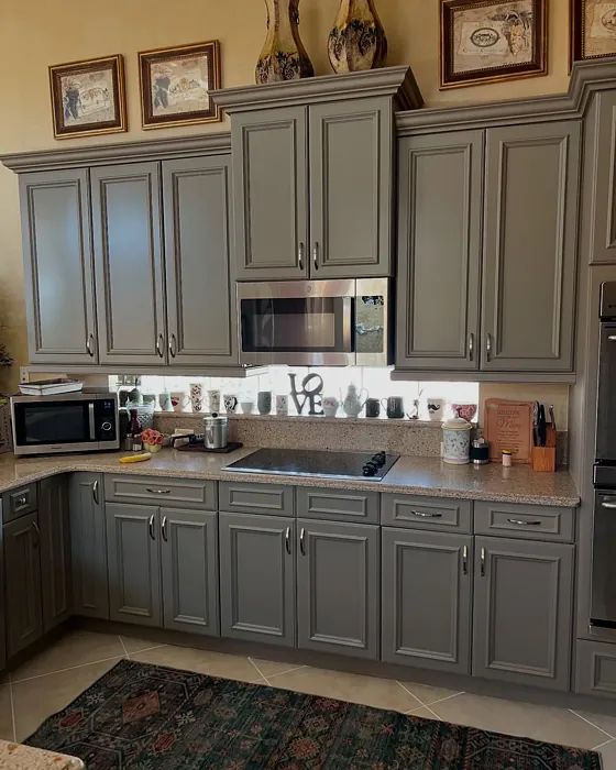 Behr Mocha Accent kitchen cabinets review