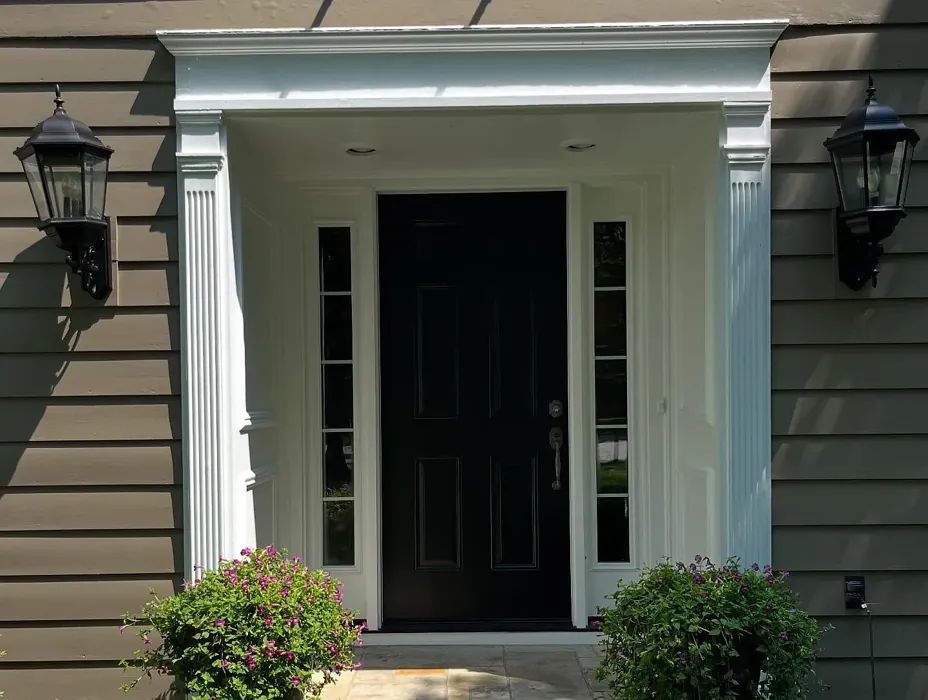 Behr Mocha Accent house exterior color