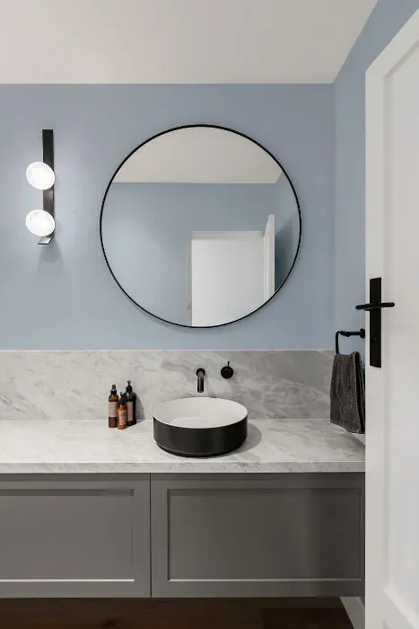 Behr Monet minimalist bathroom