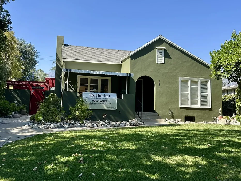 Behr Mountain Olive exterior color