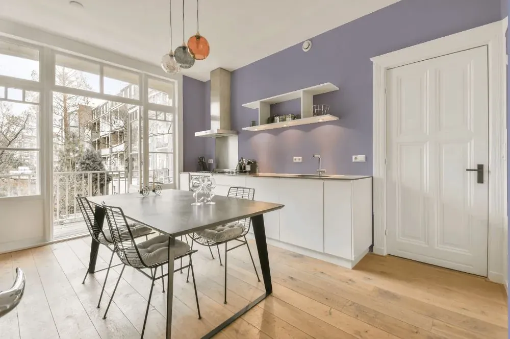 Behr Noble Purple kitchen review