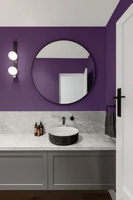 Behr Notorious minimalist bathroom