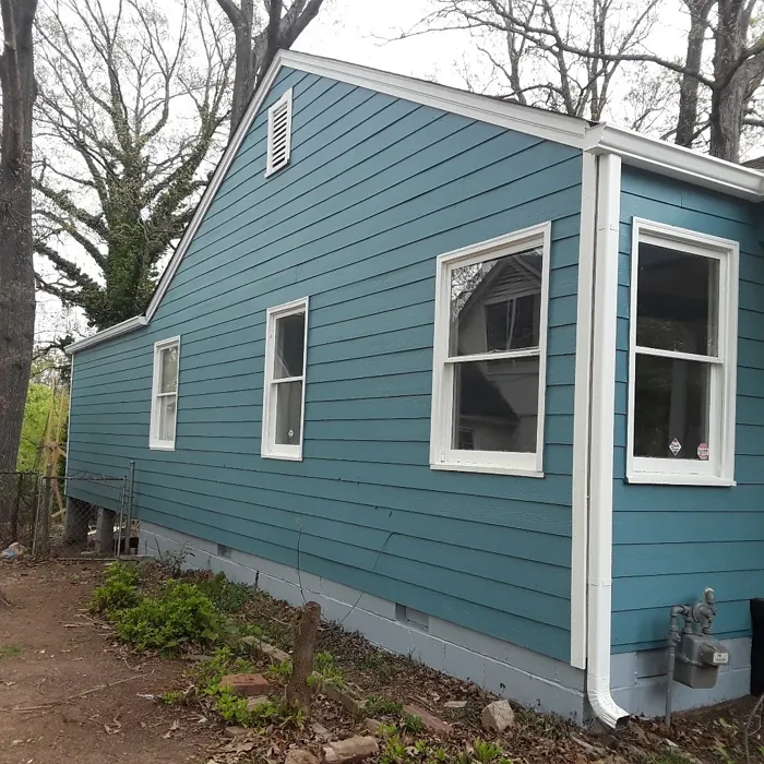 Behr Oarsman Blue house exterior color