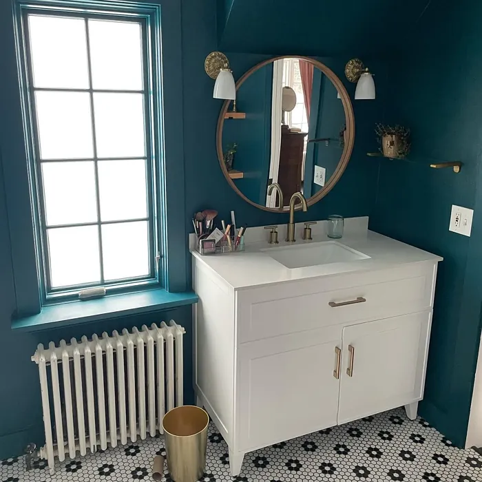 Behr MQ6-01 bathroom color review