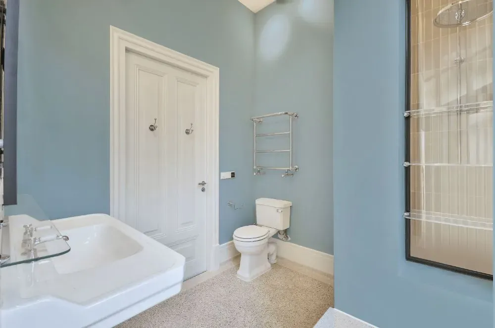 Behr Opal Waters bathroom