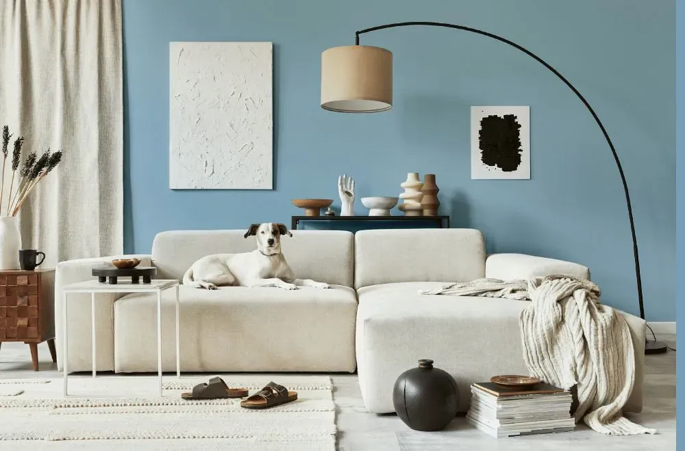 Behr Partly Cloudy cozy living room