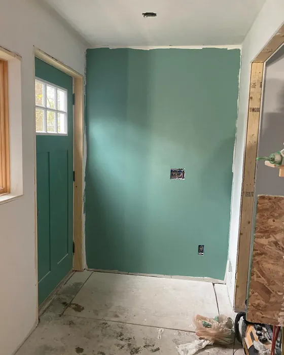 Behr Patina accent wall 