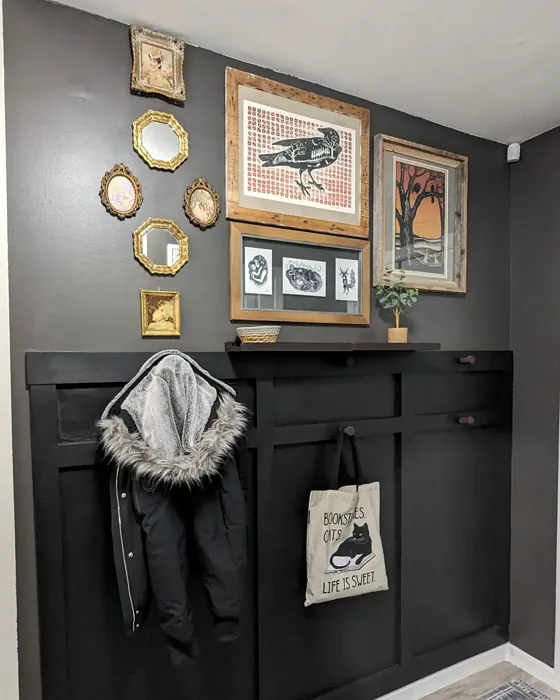 Behr Peppery hallway 