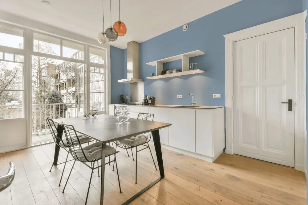 Behr Perennial Blue kitchen review