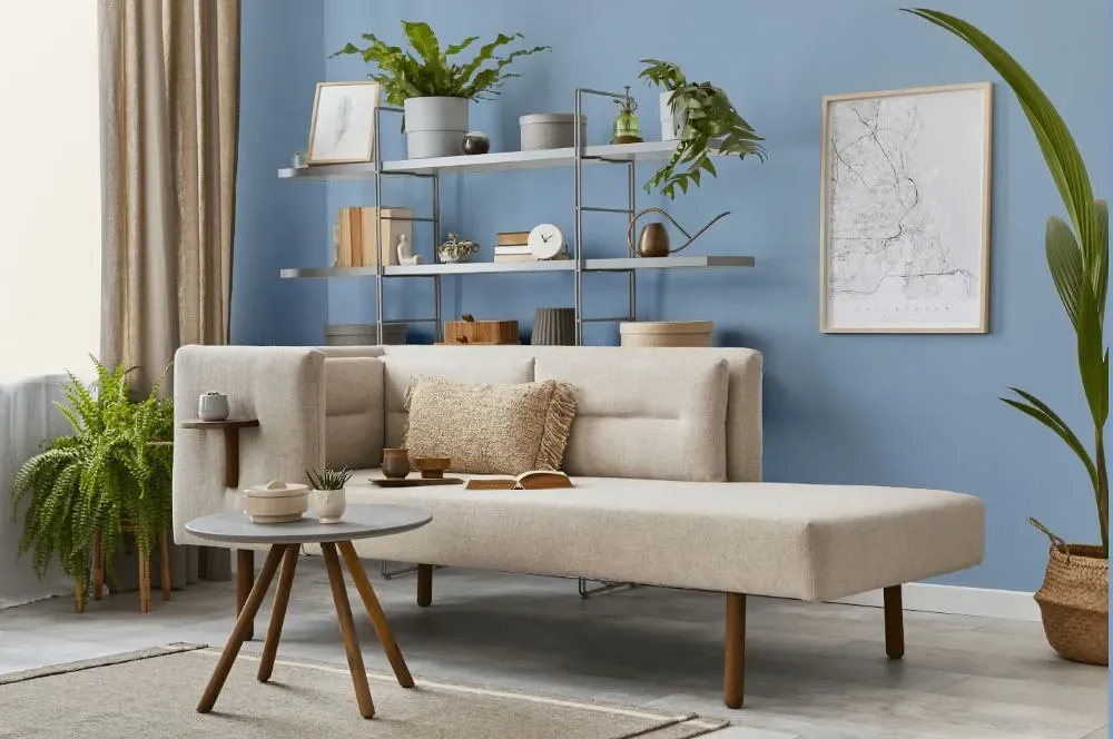Behr Perennial Blue living room