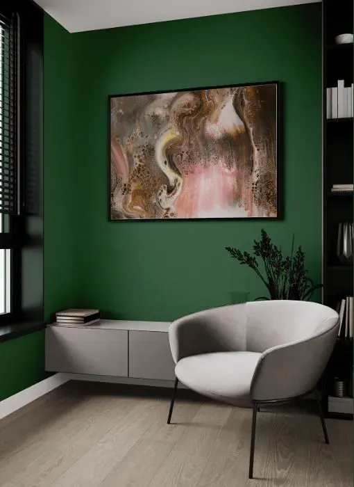 Behr Perennial Green living room