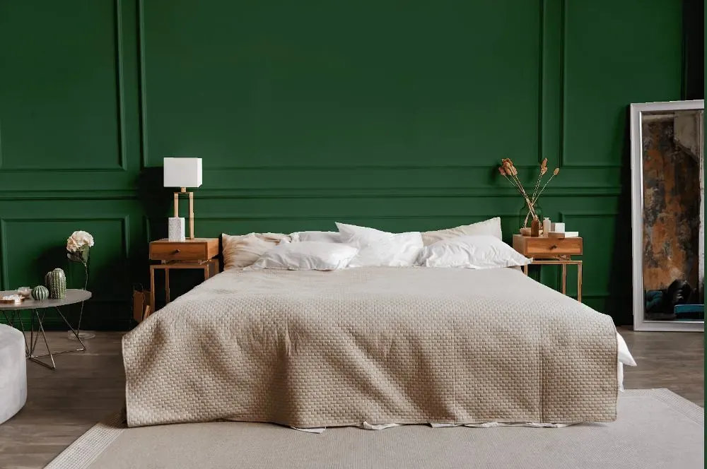 Behr Perennial Green bedroom