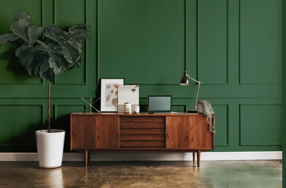 Behr Perennial Green modern interior