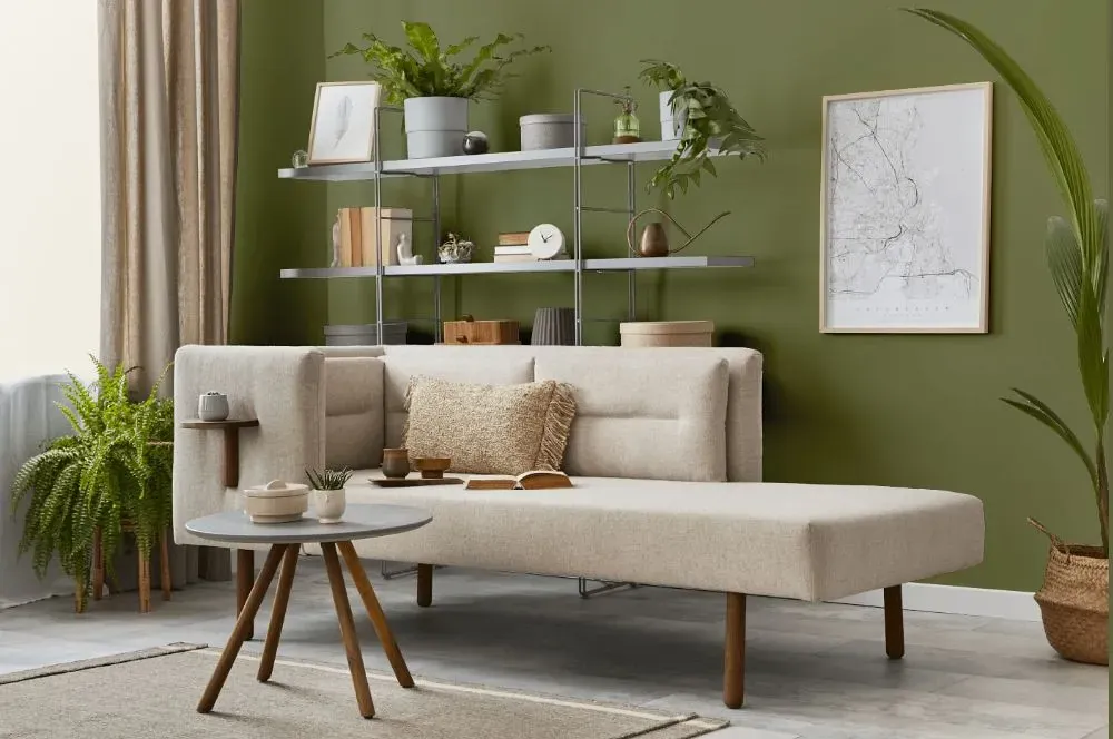 Behr Pesto Paste living room