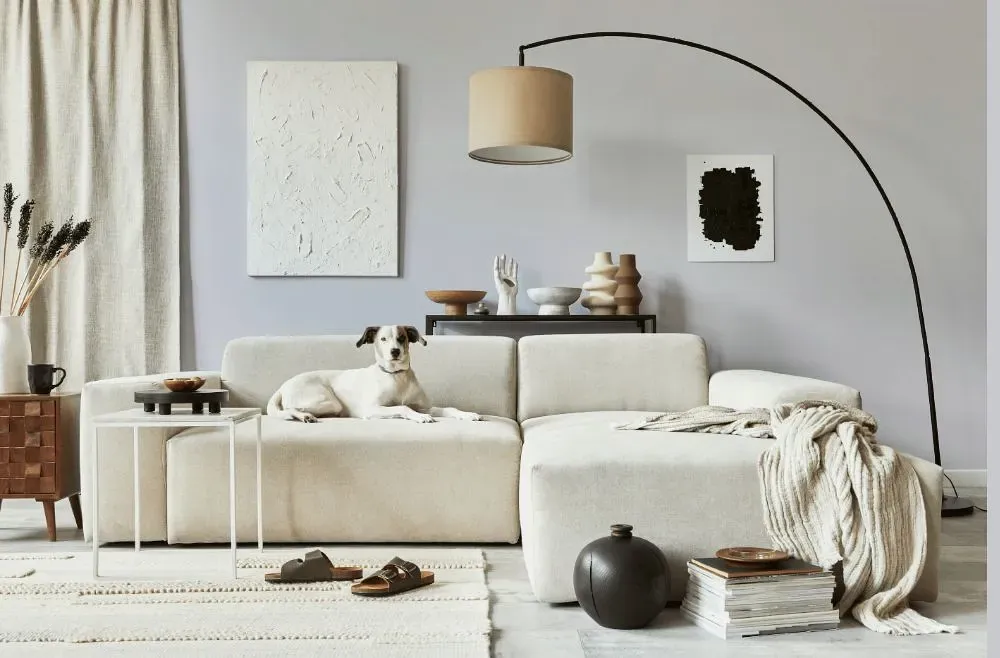 Behr Petal Tip cozy living room
