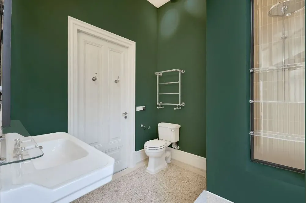 Behr Pine Brook bathroom