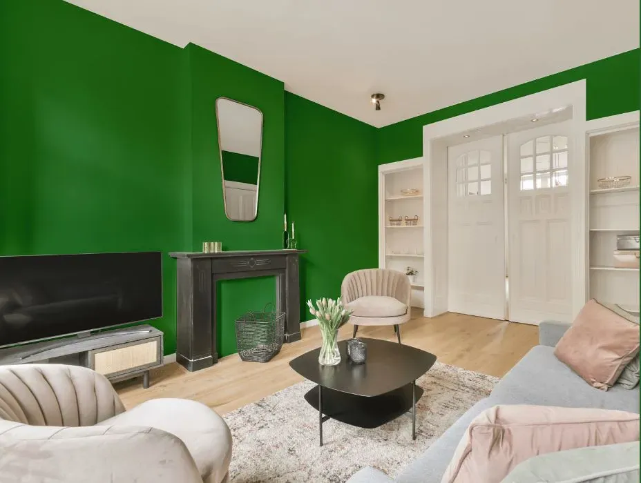 Behr Planet Green victorian house interior