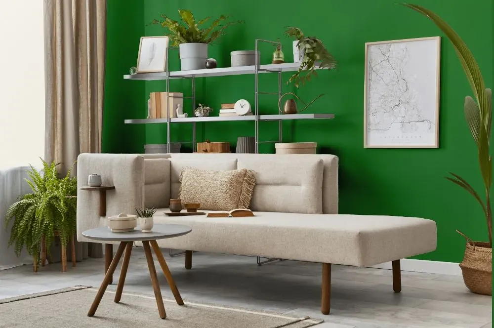 Behr Planet Green living room