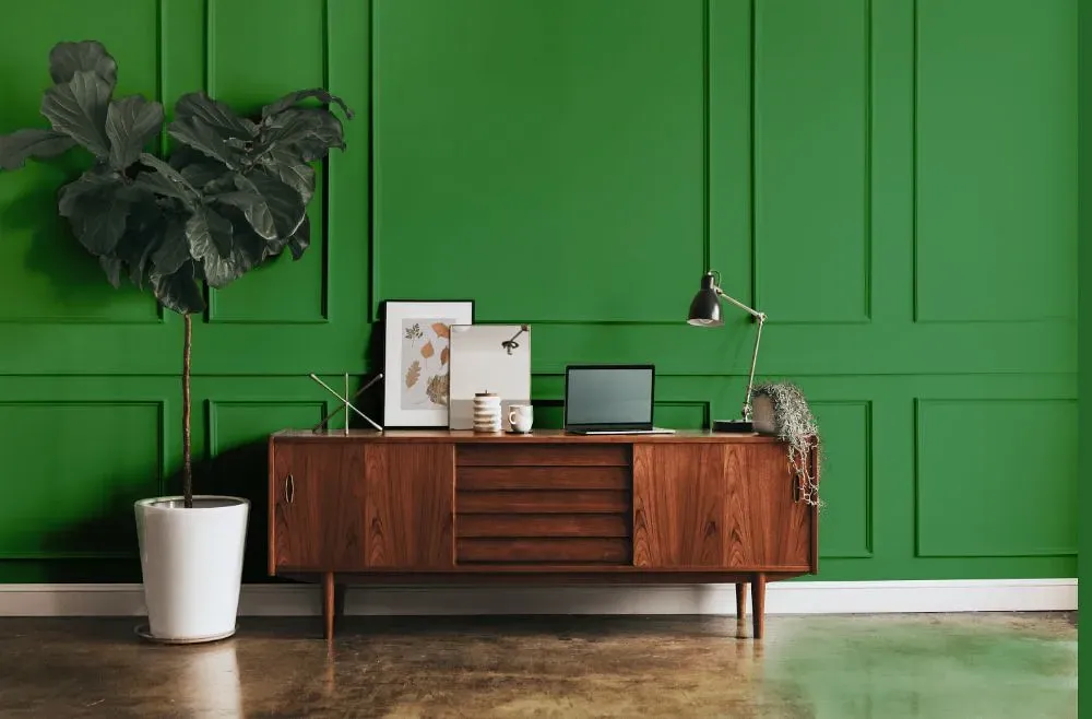 Behr Planet Green modern interior