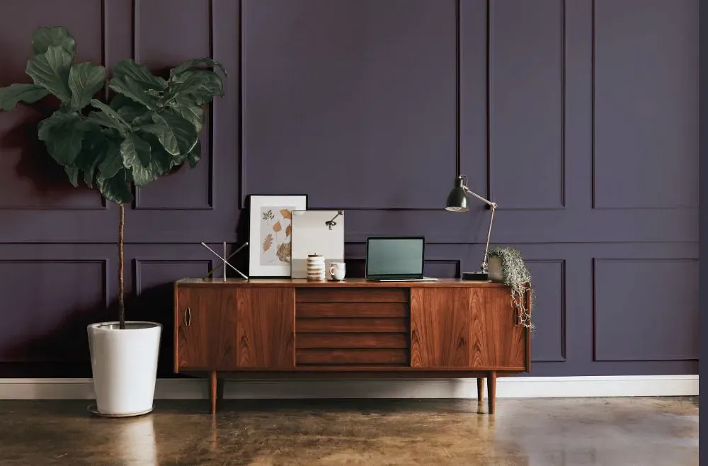 Behr Plush Purple modern interior