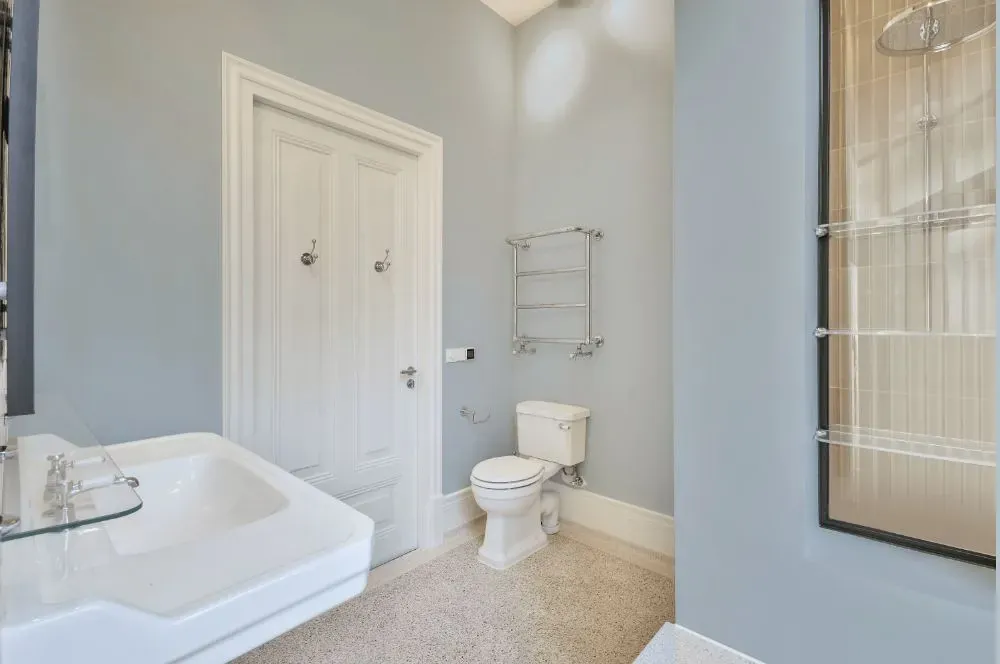 Behr Polar Frost bathroom