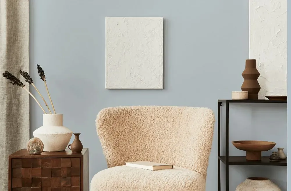 Behr Polar Frost living room interior