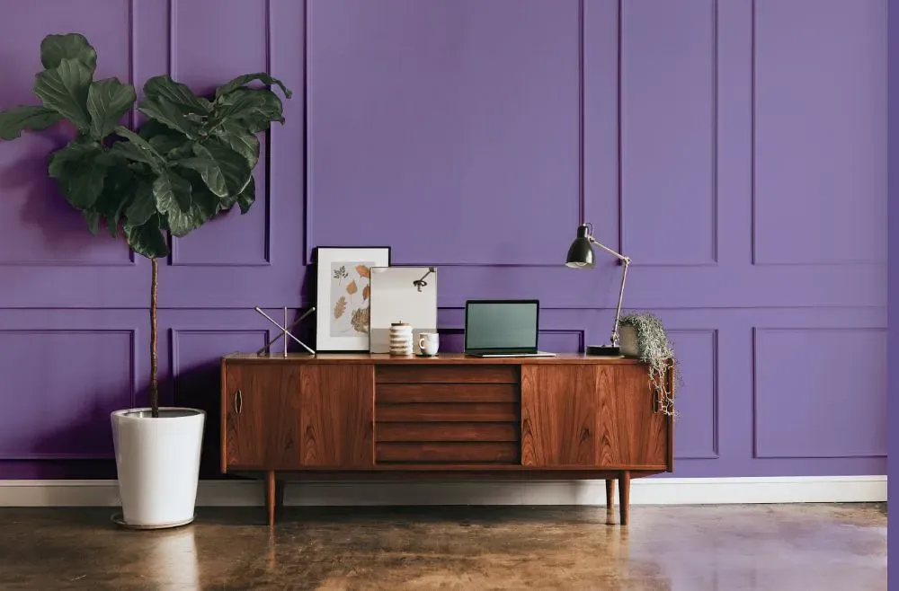 Behr Purple Agate modern interior