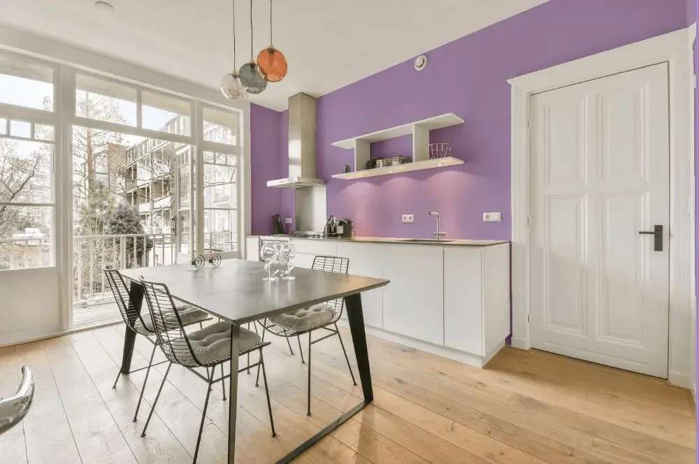 Behr Purple Gladiola kitchen review