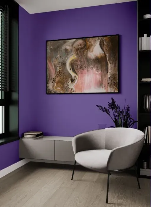 Behr Purple Paradise living room