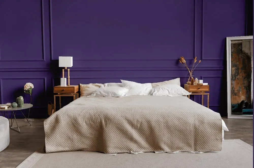 Behr Purple Sky bedroom