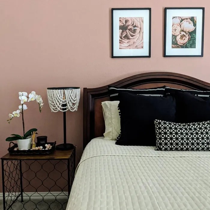 Behr Retro Pink bedroom color review