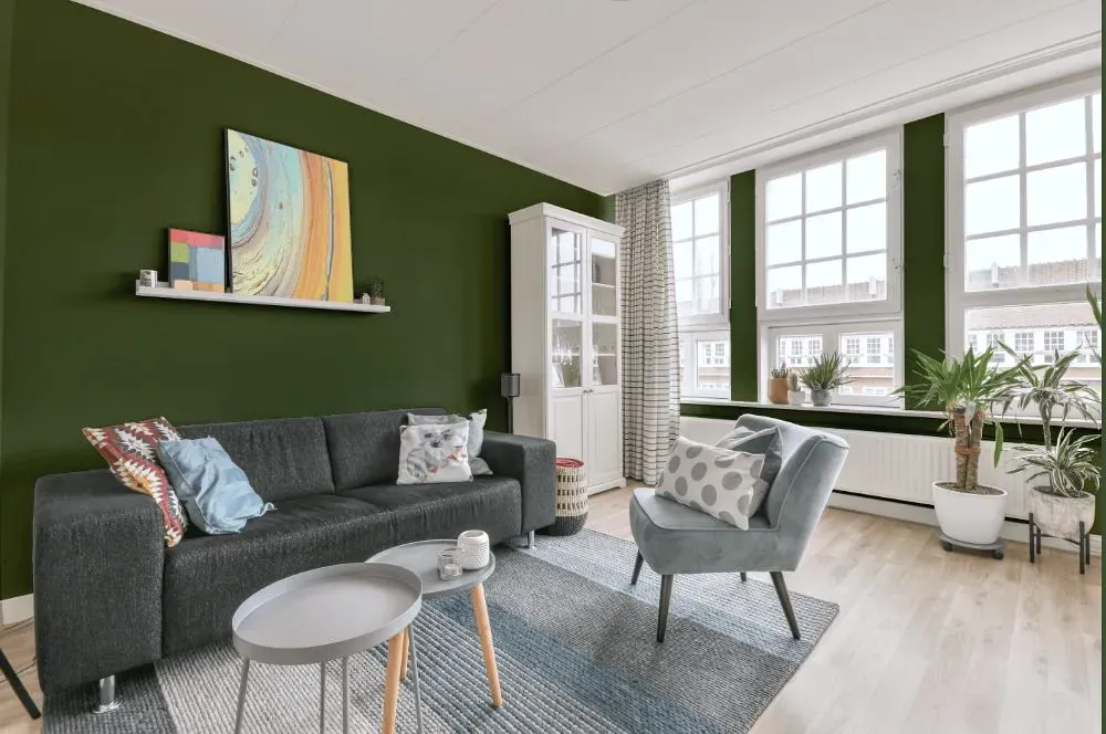 Behr Scallion living room walls