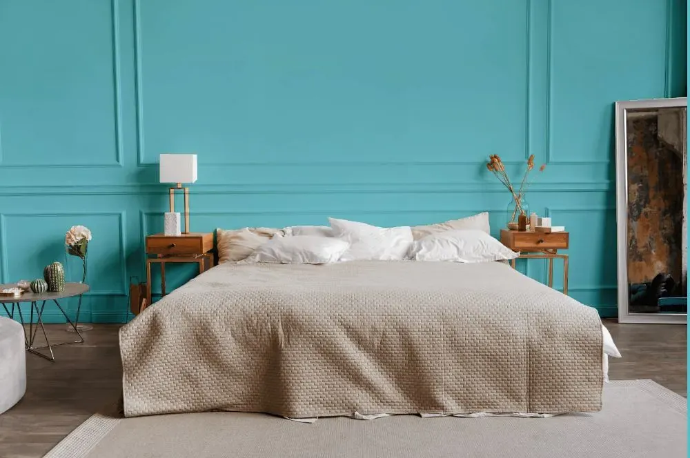 Behr Sea Of Tranquility bedroom