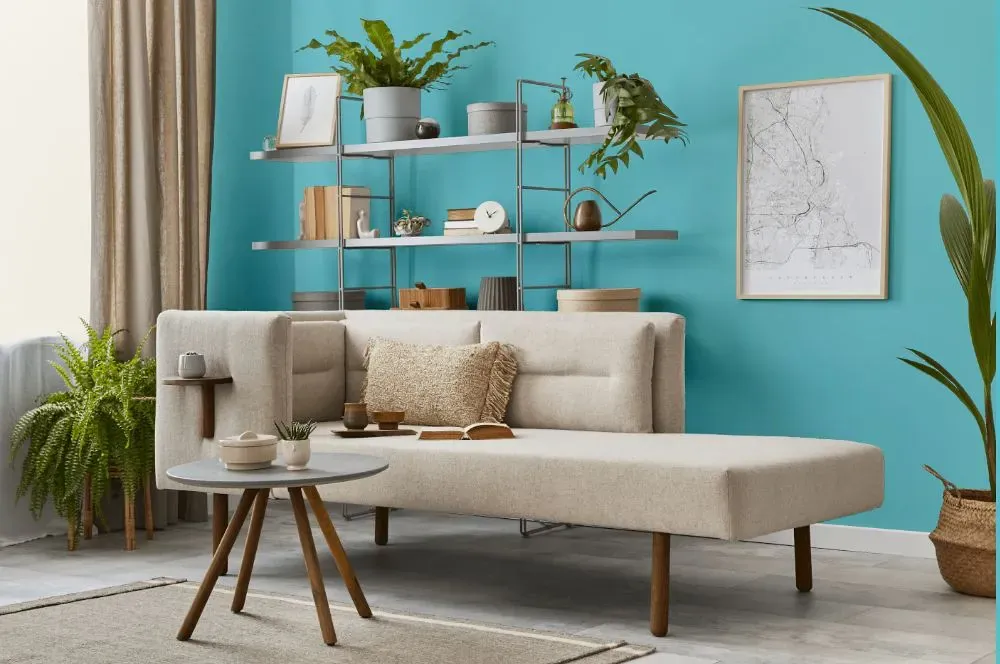 Behr Sea Of Tranquility living room