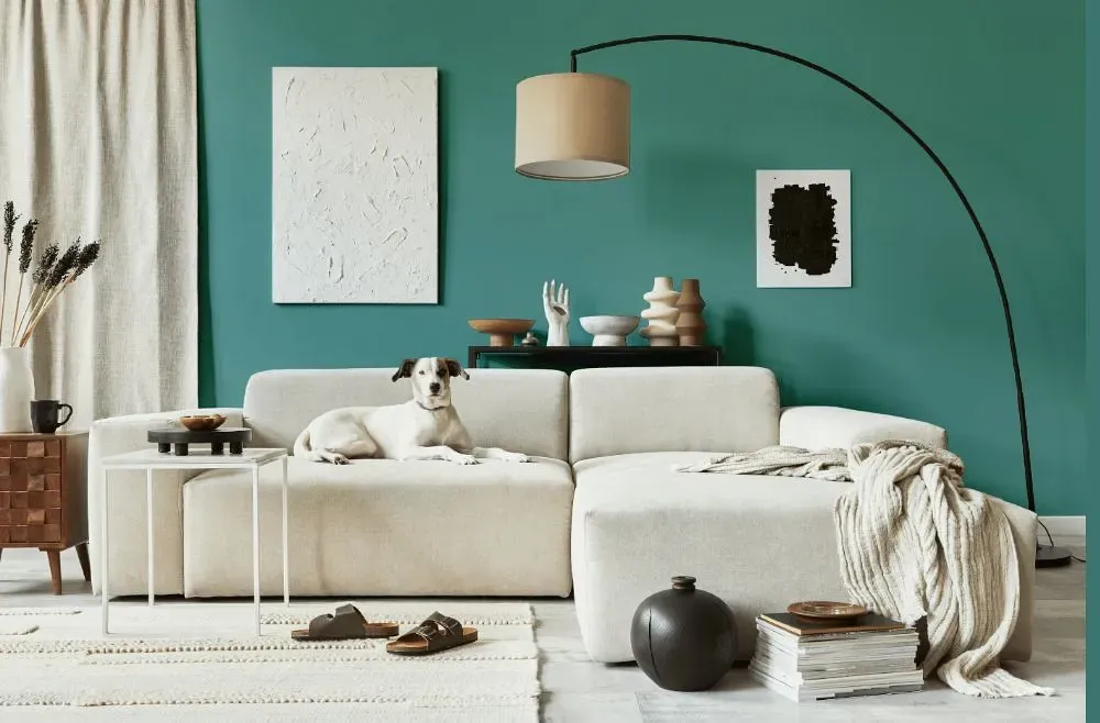 Behr Semi-Precious cozy living room