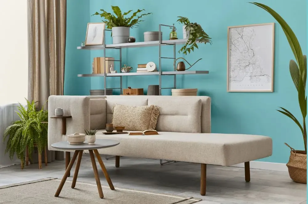 Behr Serene Thought living room