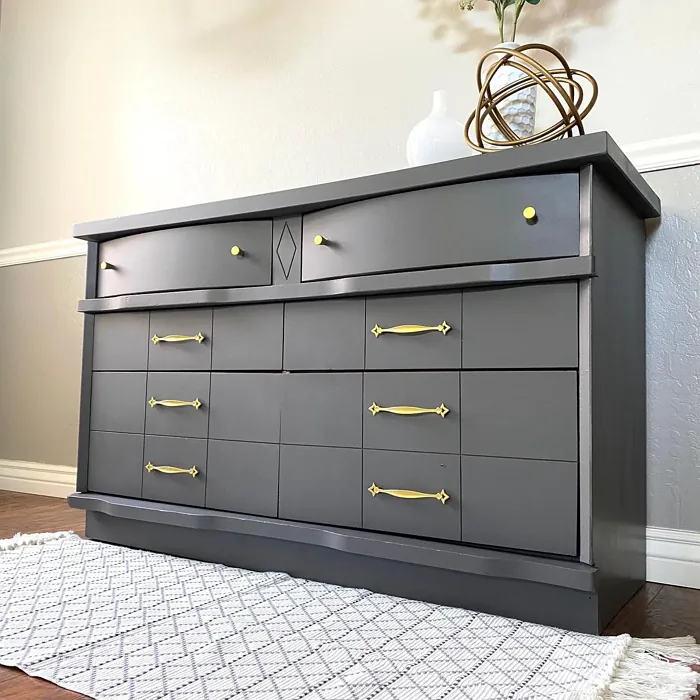 Behr Shadow Mountain painted dresser color