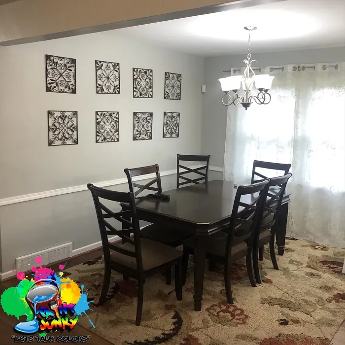 Behr Silver Marlin dining room review