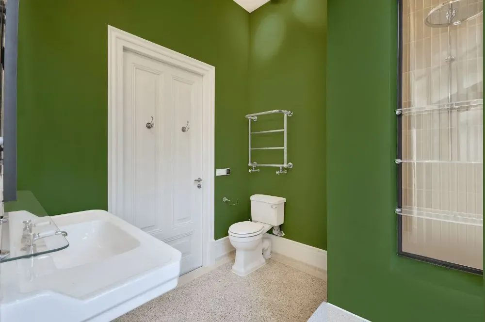 Behr Snip Of Parsley bathroom