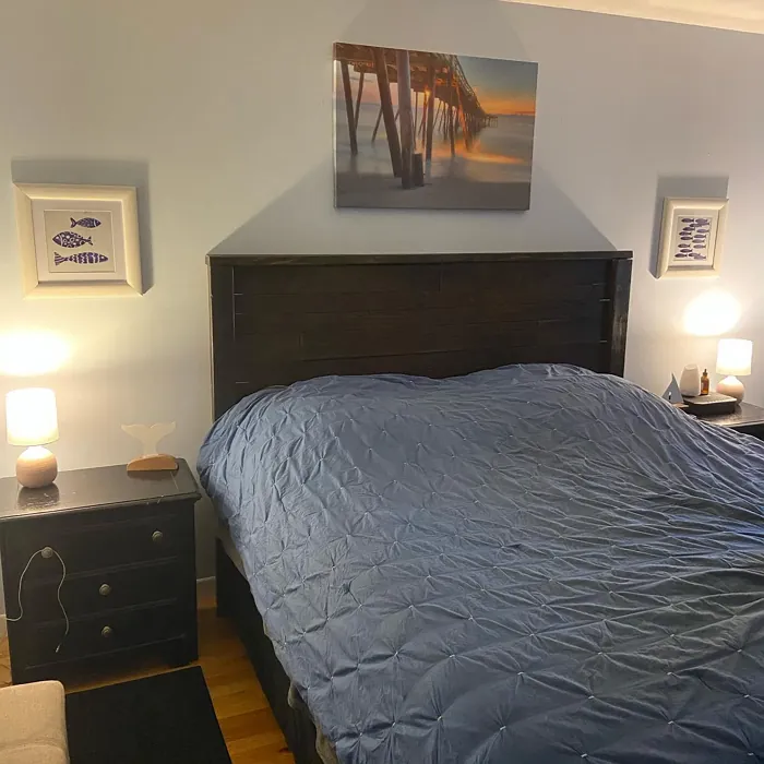 Behr Soft Cloud bedroom color review
