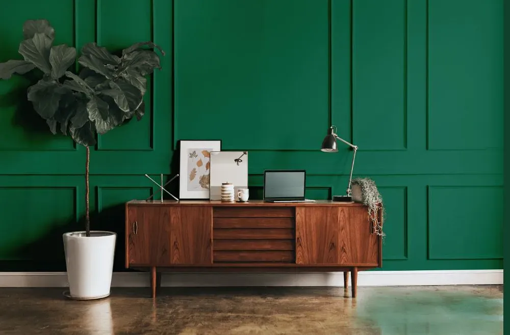 Behr Sparkling Emerald modern interior