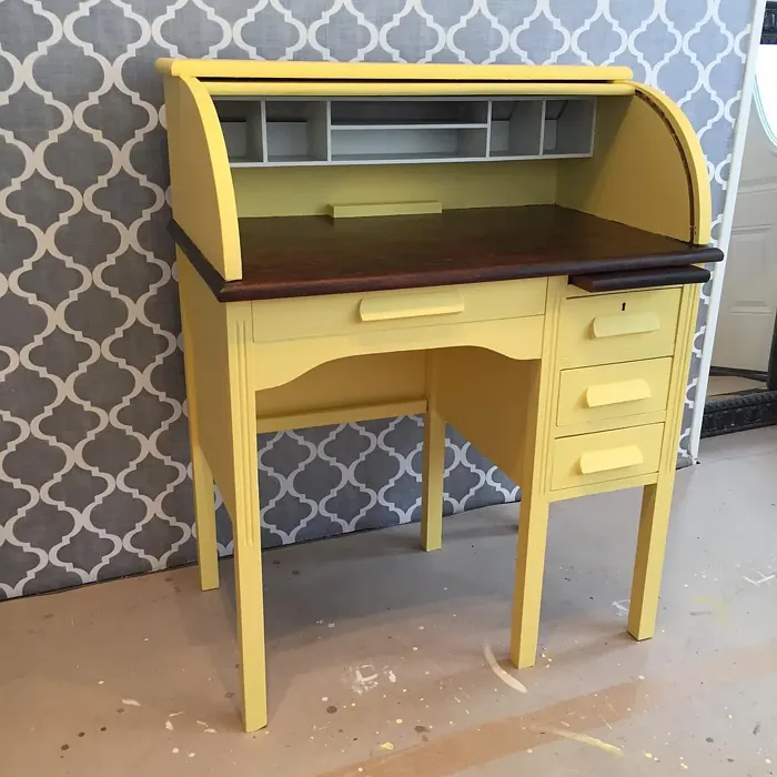 Spirited Yellow painted furniture color
