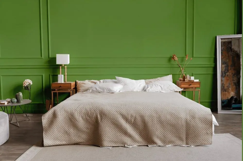 Behr Springview Green bedroom