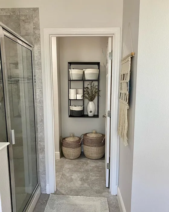 Behr Spun Wool bathroom color